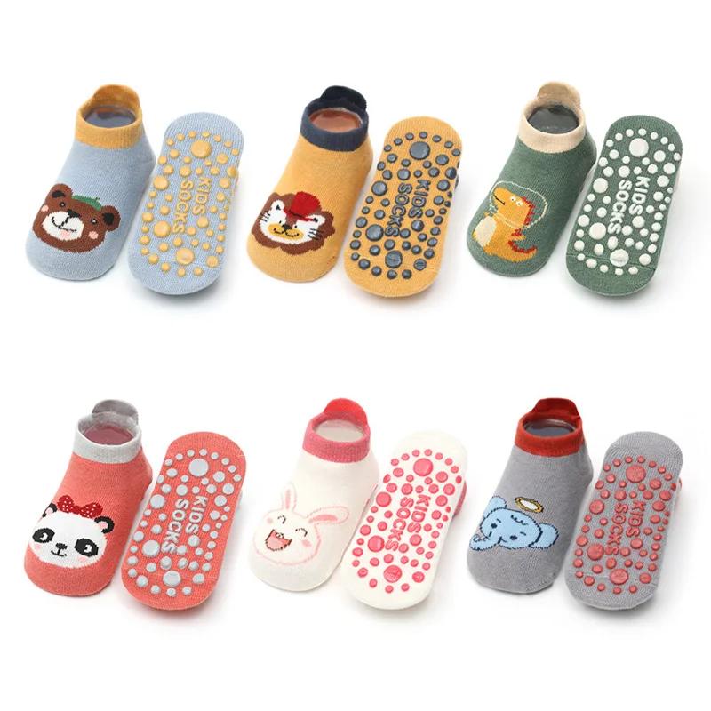 Chaussettes en coton pour enfants, confortables, respirantes, motif animal de dessin animé mignon, n