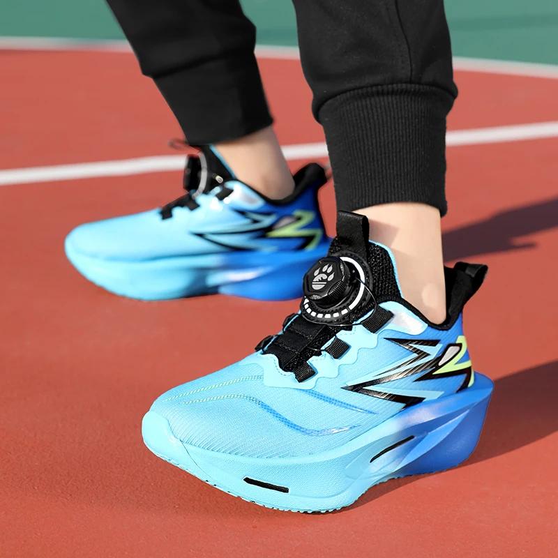 Chaussures de basket-ball pour enfants, antidérapantes, respirantes, chaussures d'entraînement, de s