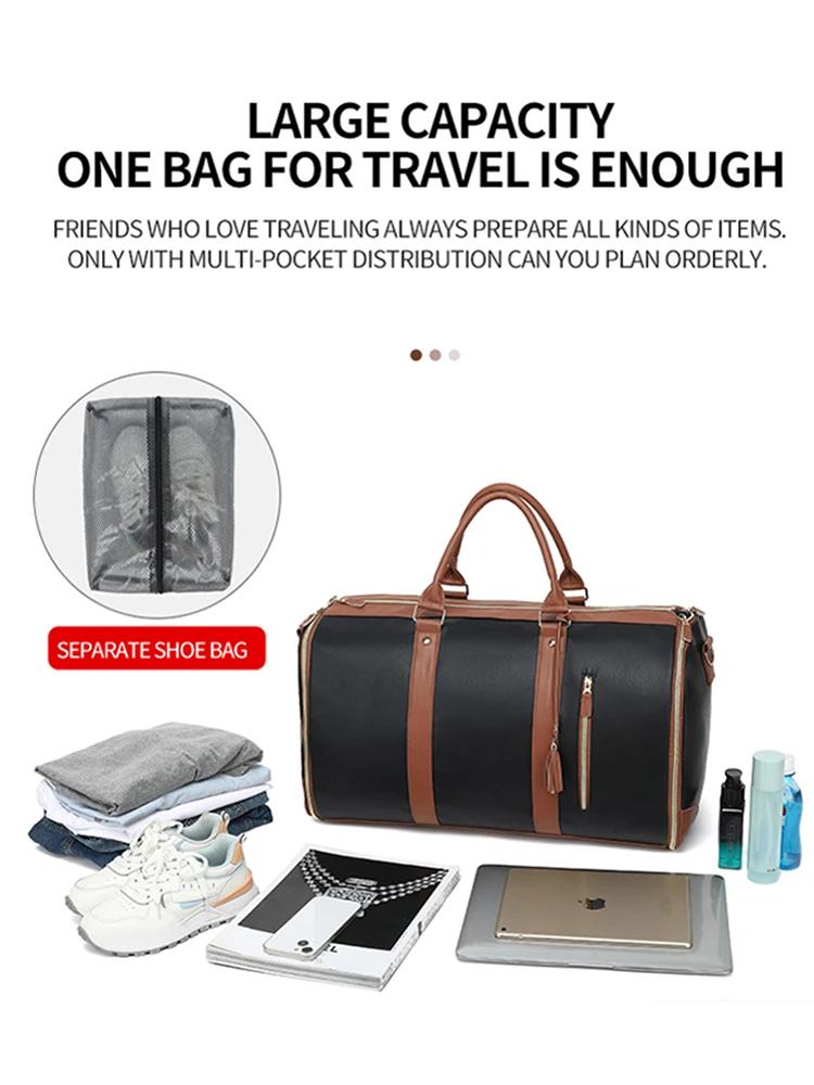 Sac à dos pour hommes, grande capacité, compartiment à chaussures, sac à dos multifonctionnel pour s