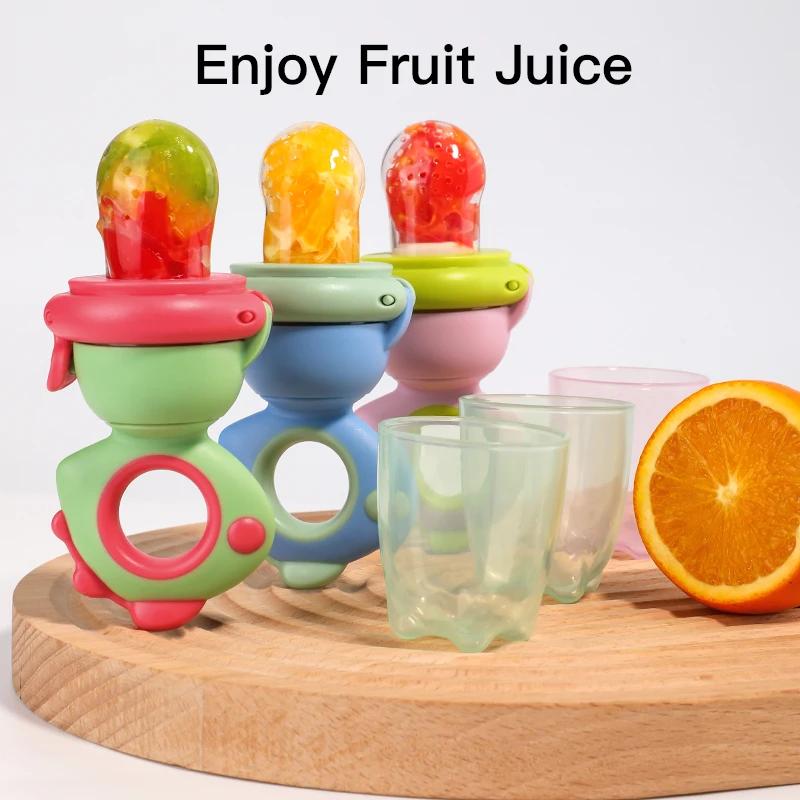 Mangeoire à fruits et légumes en silicone de qualité alimentaire, rotative, en forme de dinosaure, p