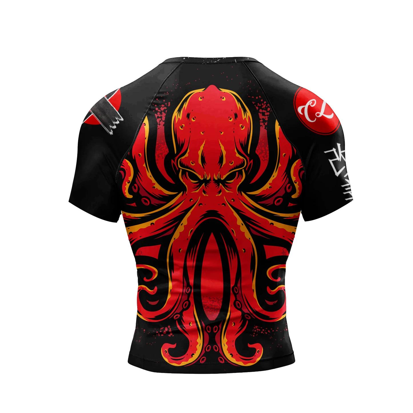 2023 Nouveau No gi Bjj Chemises jiu jitsu kickboxing Entraînement Rashguard Polyester Spandex Compre