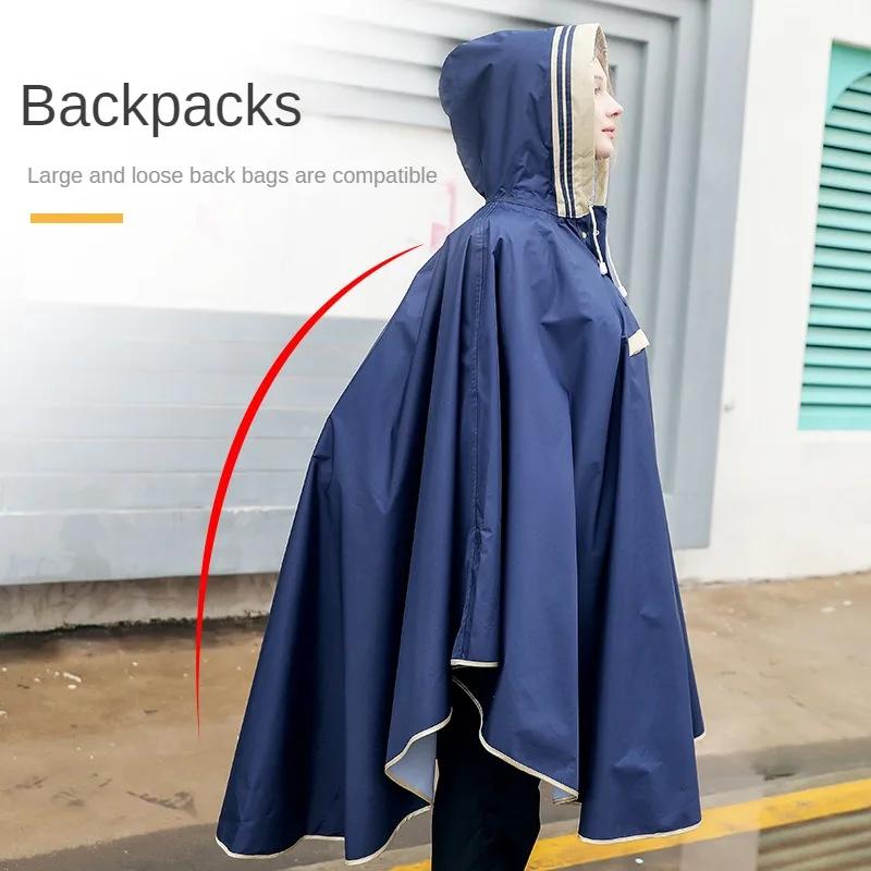 Manteau imperméable pour enfants, sacs d'école de style cape, version coréenne avancée, poncho pour