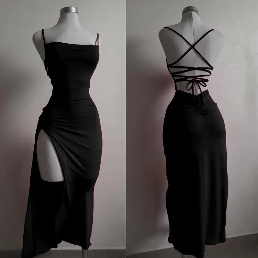 Robe d'été explosive à bretelles licou, haute sensibilité, sac Spice Girl, robe de hanche, nouvelle