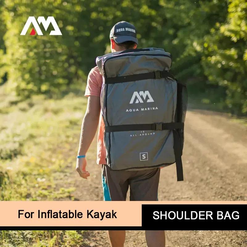 Sac à dos gonflable pour kayak, taille S M, fermeture éclair, sangle rembourrée, accessoire de planc