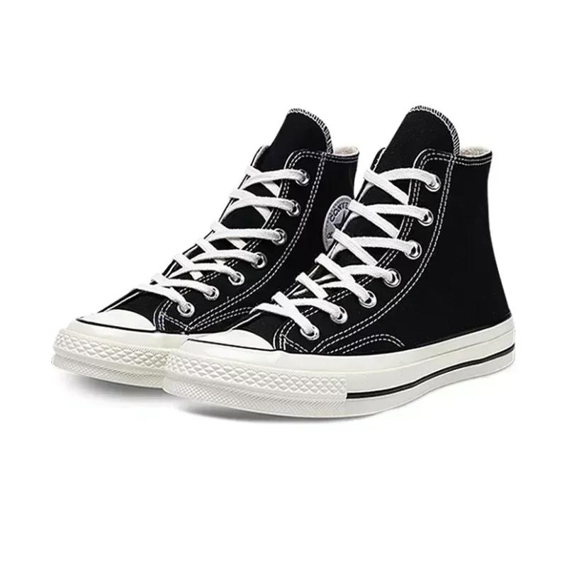 Converse All Star hommes et femmes chaussures de skateboard années 1970 haute classique toile plate-