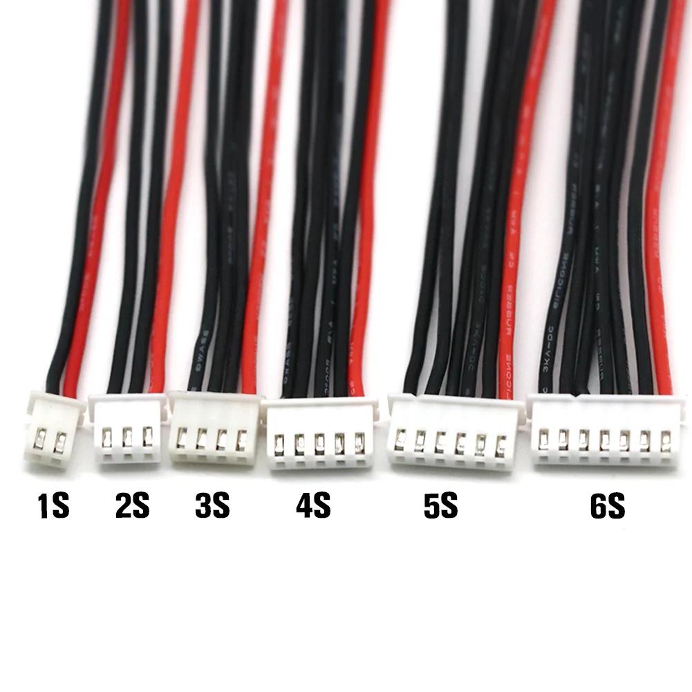 Câble de chargeur d'équilibre de batterie Lipo, 5 pièces/lot, 1S 2s 3s 4s 5s 6s, connecteur IMAX B6,
