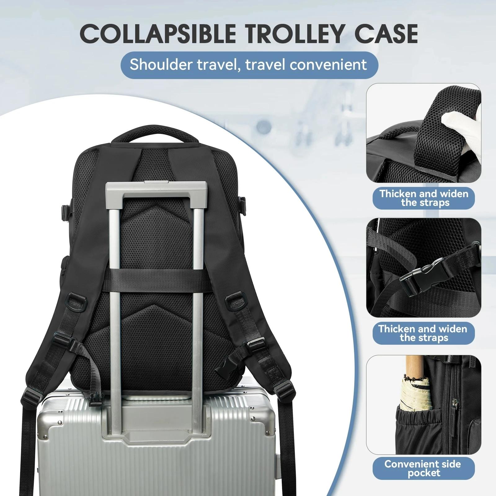 Sac à dos de voyage sous vide pour hommes, sac à dos de grande capacité, sac à dos pour ordinateur p