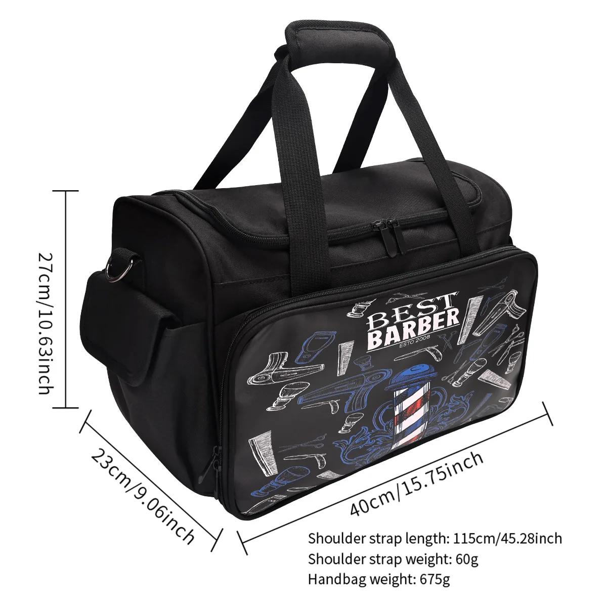 Sac de barbier étanche, trousse de toilette cosmétique, pochette multicouche organisée, idéale pour