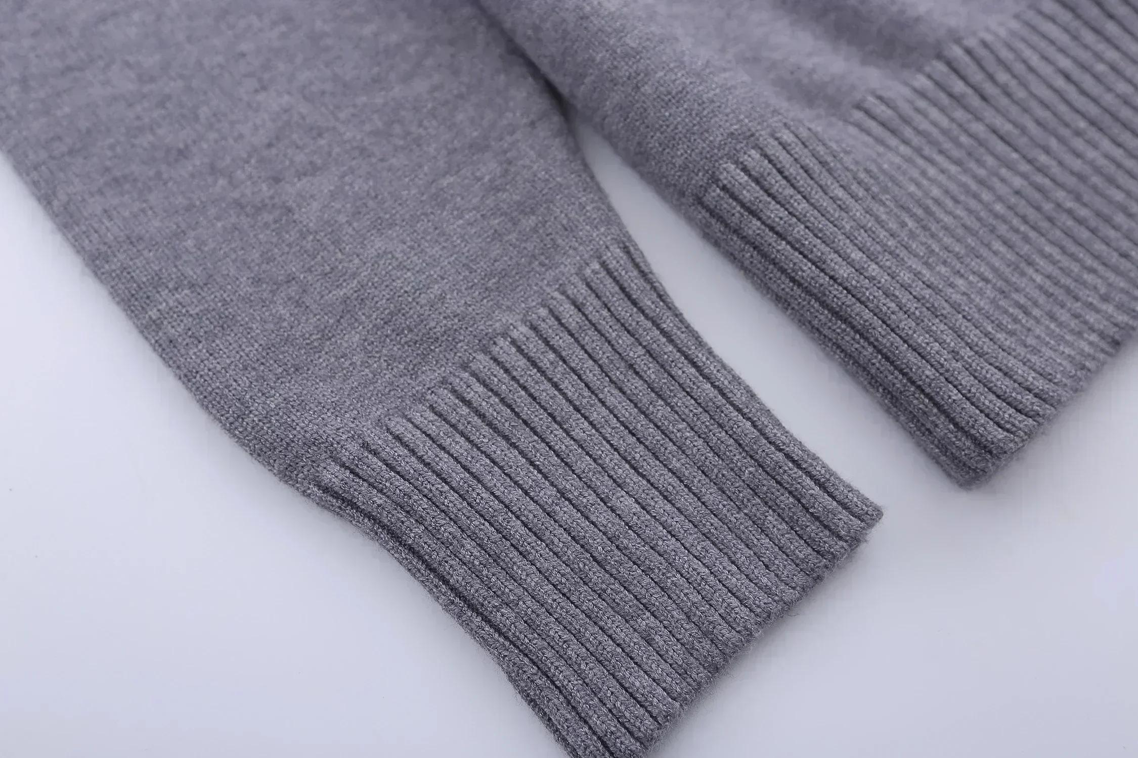 Vêtements de mode pour femmes et hommes Automne/Hiver 2025 – Pull brodé en forme de cœur avec lettre