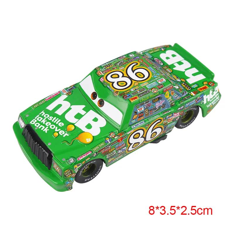 Disney Pixar jouet voiture 2/3 foudre Mcqueen Fritter Miss Frank Collection 1:55 modèle en alliage d