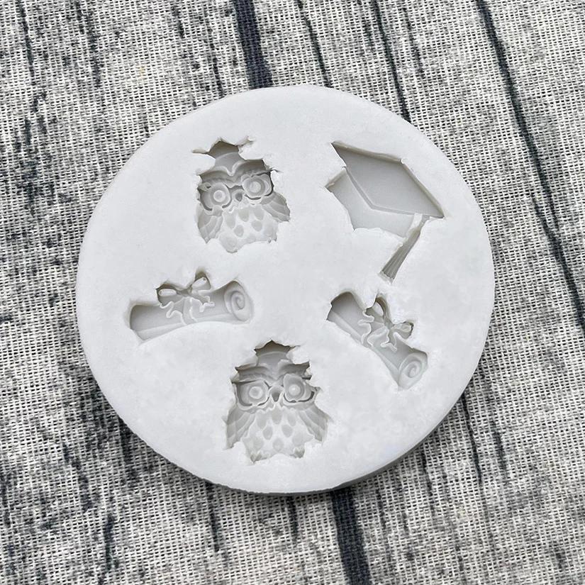 Moule en Silicone pour remise de diplôme, Sugarcraft, Cupcake au chocolat, cuisson, Fondant, outils