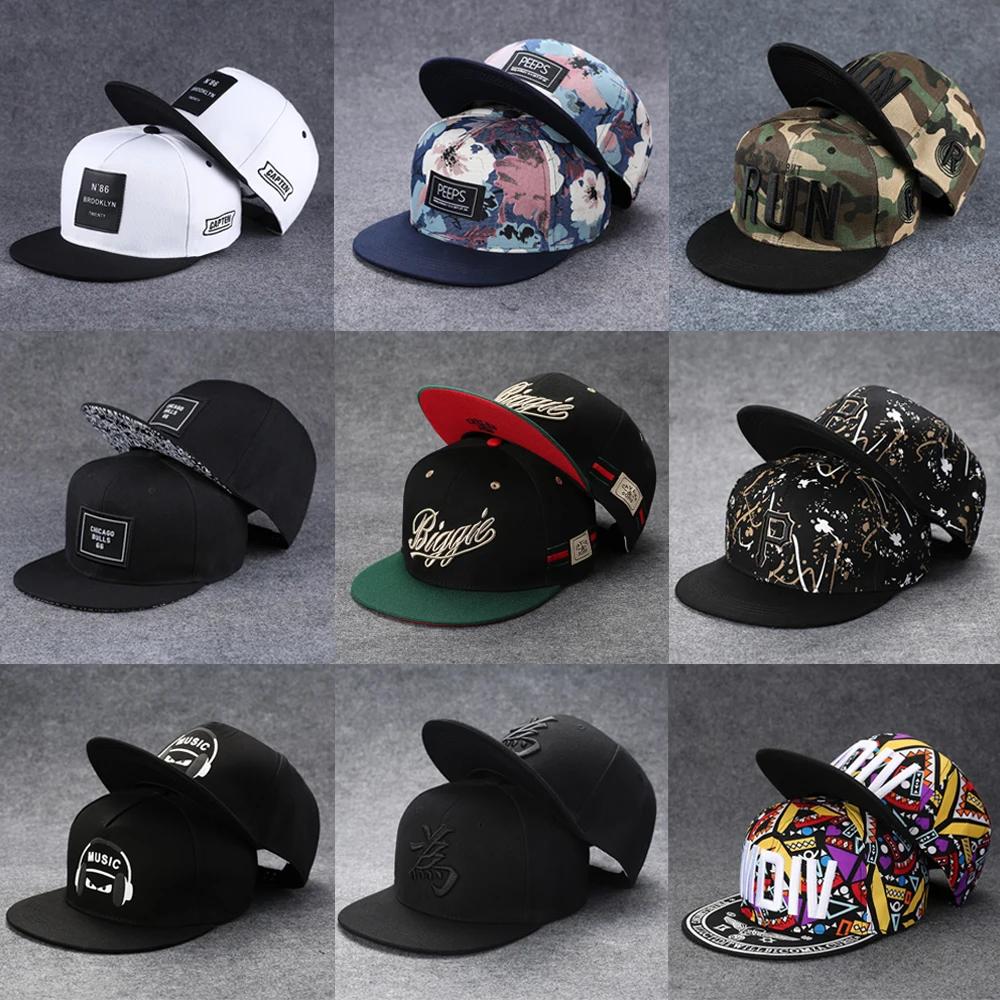 Casquette de Baseball à bord plat pour hommes et femmes, chapeau Hip-hop d'été avec lettres brodées,