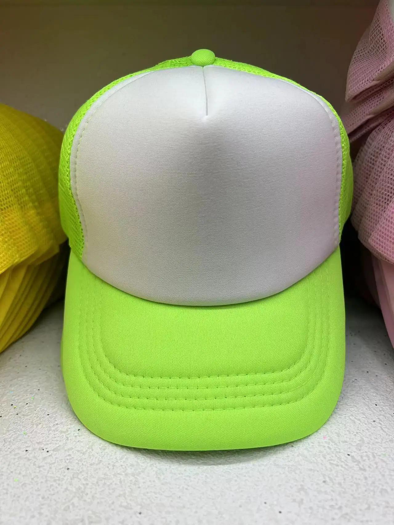 Casquettes de Baseball en maille avec Logo personnalisé pour hommes et femmes, 5 panneaux, moins che