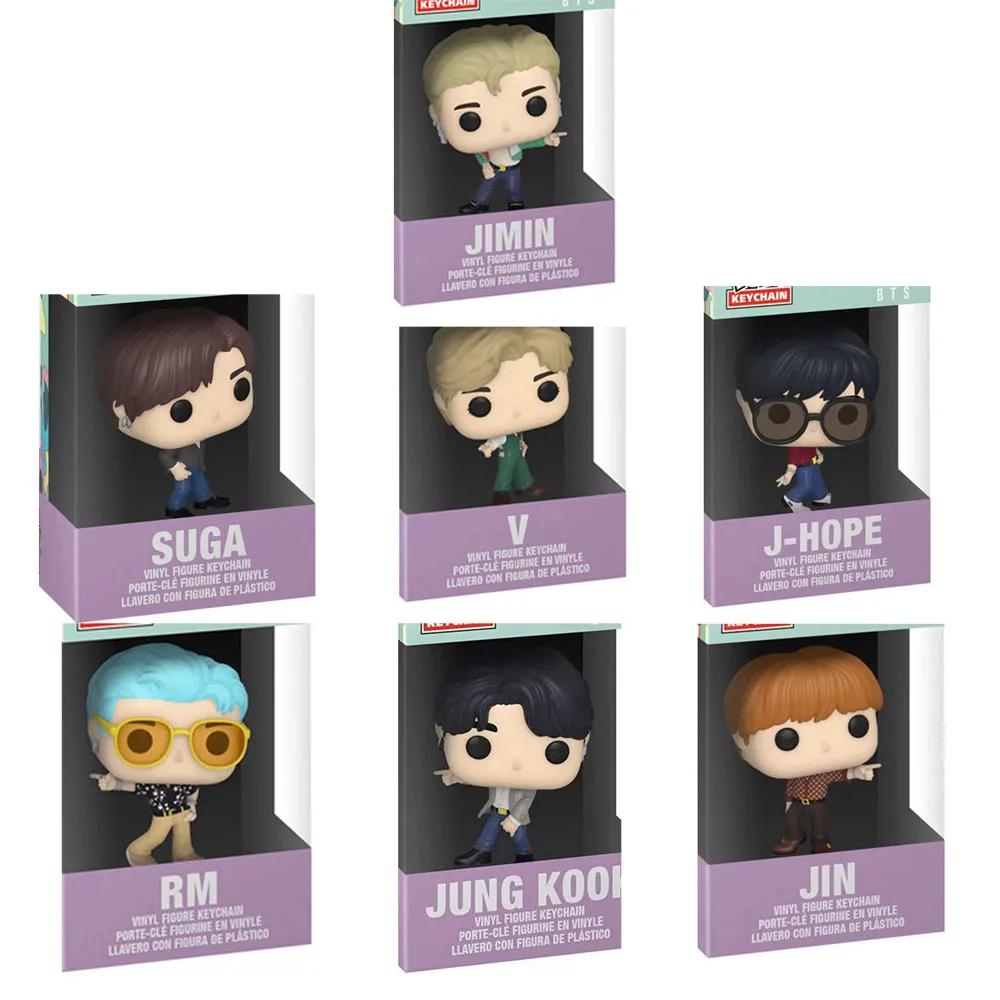 Porte-clés de poche Suga V Jin, jouets de Collection, figurine JK RM Jimin
