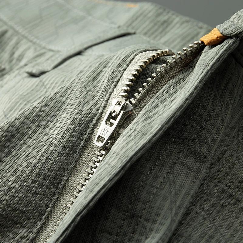 Pantalon d'été léger et respirant en soie glacée pour homme, taille haute, décontracté et habillé, e