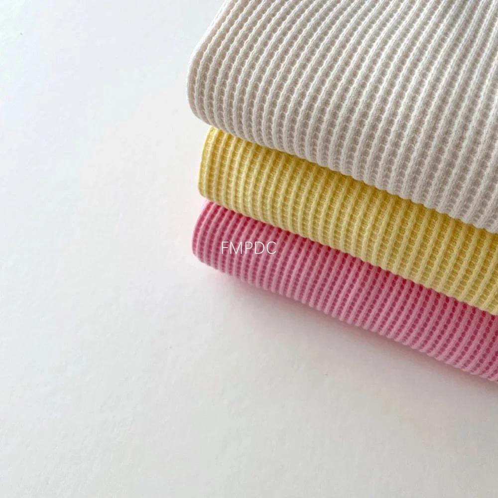 Ensemble de vêtements coréens pour bébés garçons, faux deux pièces en coton gaufré + pantalon, tenue
