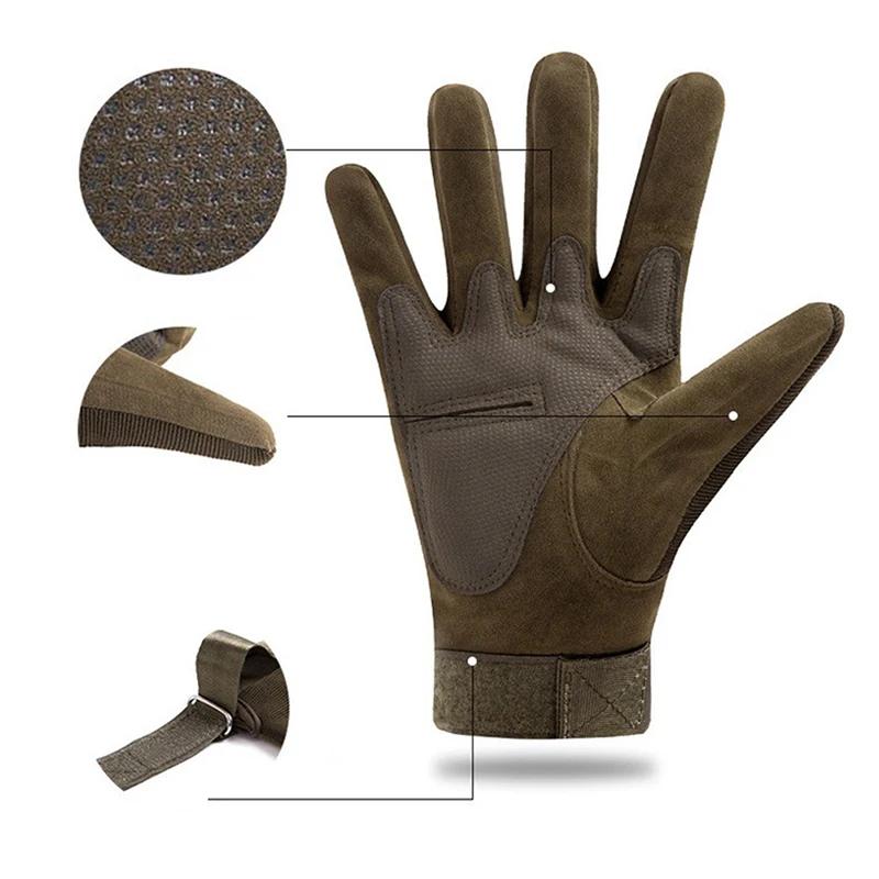 Gants d'équitation tactiques pour les fans militaires, gants de sports de plein air