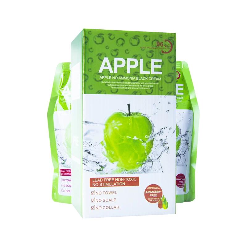 Crème naturelle pour document Apple Hair, 500ml * 2/paquet, sans ammoniac, couverture pour cheveux g