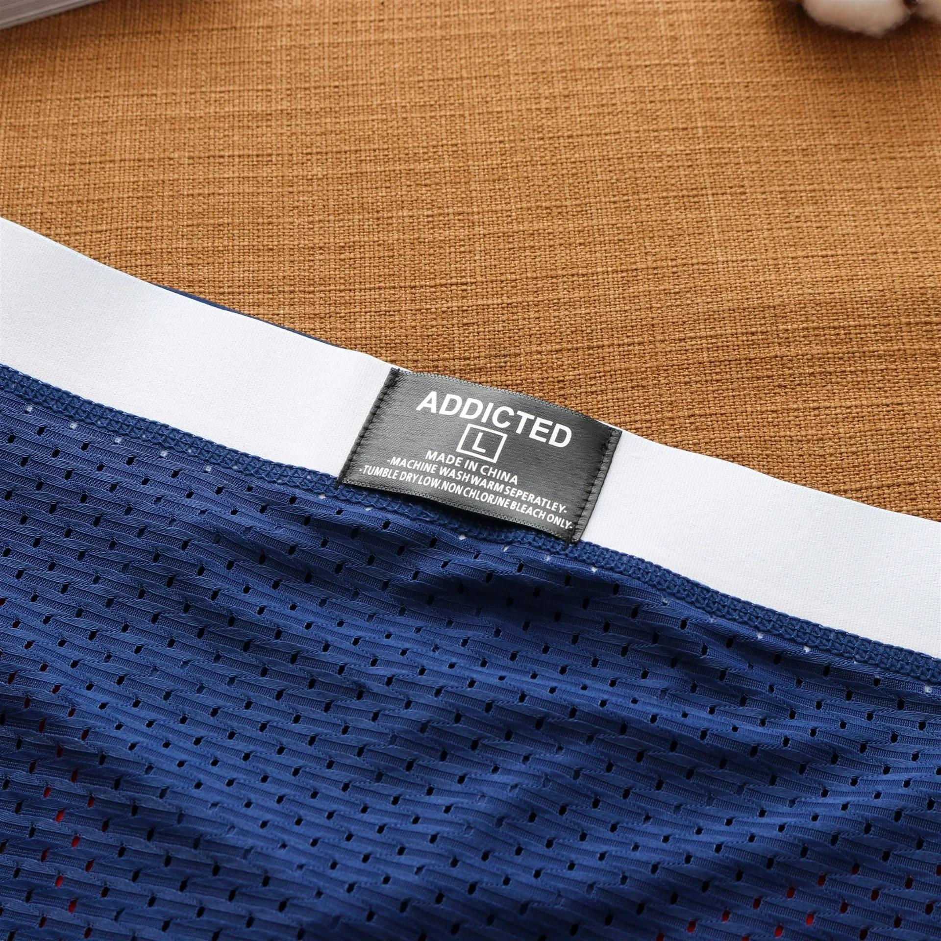 Slip taille basse respirant en maille glacée pour hommes, slip confortable à la mode