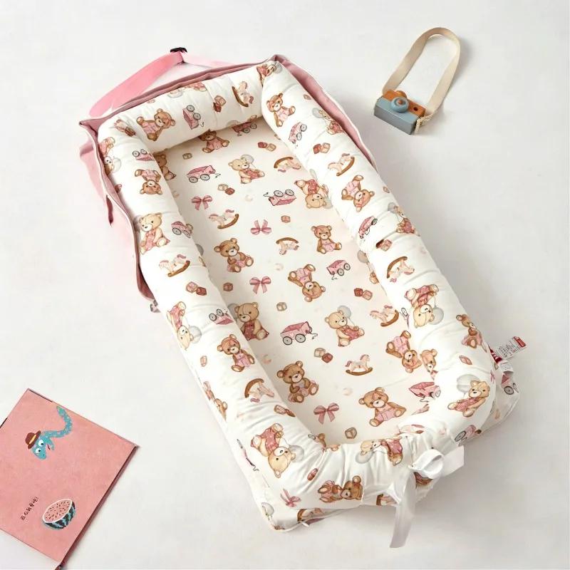 Nouveau berceau de voyage pliable pour bébé, lit d'appoint avec sac de transport pour nouveau-nés, l