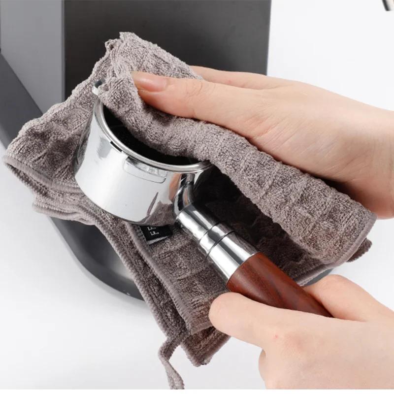 Serviette de Barista Super absorbante, chiffon spécial pour Machine à café, sans peluches, carrée, c