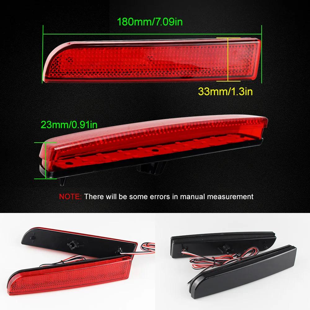 LED réflecteur de voiture feux de freinage arrière pour Mitsubishi Evolution X Lancer 2008-2017 pare