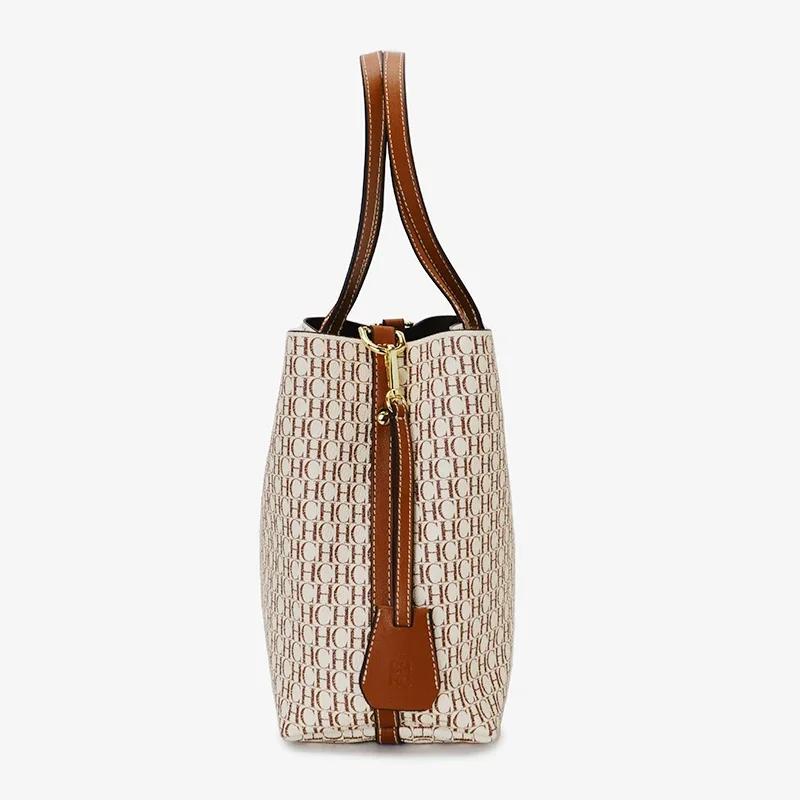 Sac fourre-tout CH pour femme, sac à main de luxe de créateur, sac à bandoulière monogramme tendance