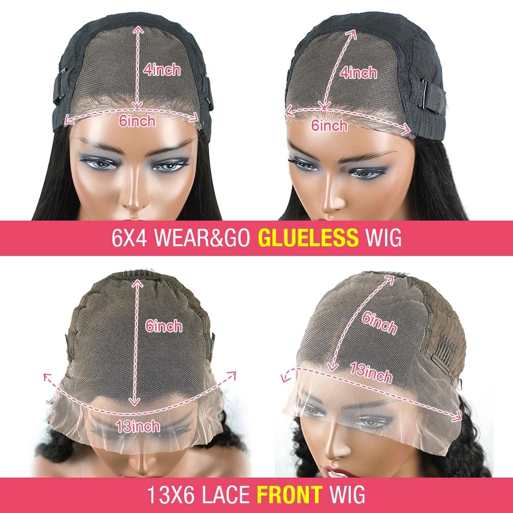 Perruque Bob Lace Front Wig sans colle, Wear and Go, Cheveux humains, Prête à porter, Sophia Straigh