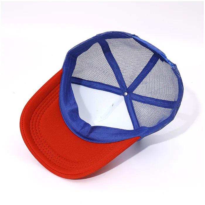 Casquettes de Baseball en maille avec Logo personnalisé pour hommes et femmes, 5 panneaux, moins che