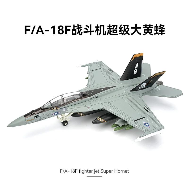 Blocs de construction de la série militaire créative 1:72, modèle d'avion d'attaque Super Hornet US