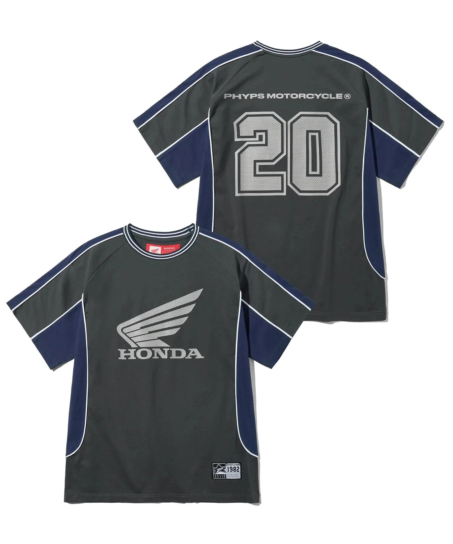 T-shirt respirant de l'équipe Honda Racing, haut d'été à manches courtes à séchage rapide, vêtements
