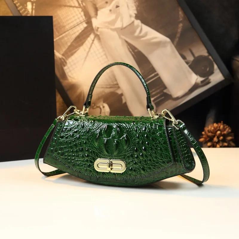 Sac bandoulière femme 2026, petit sac en cuir haut de gamme, nouveau style tendance, élégant et styl