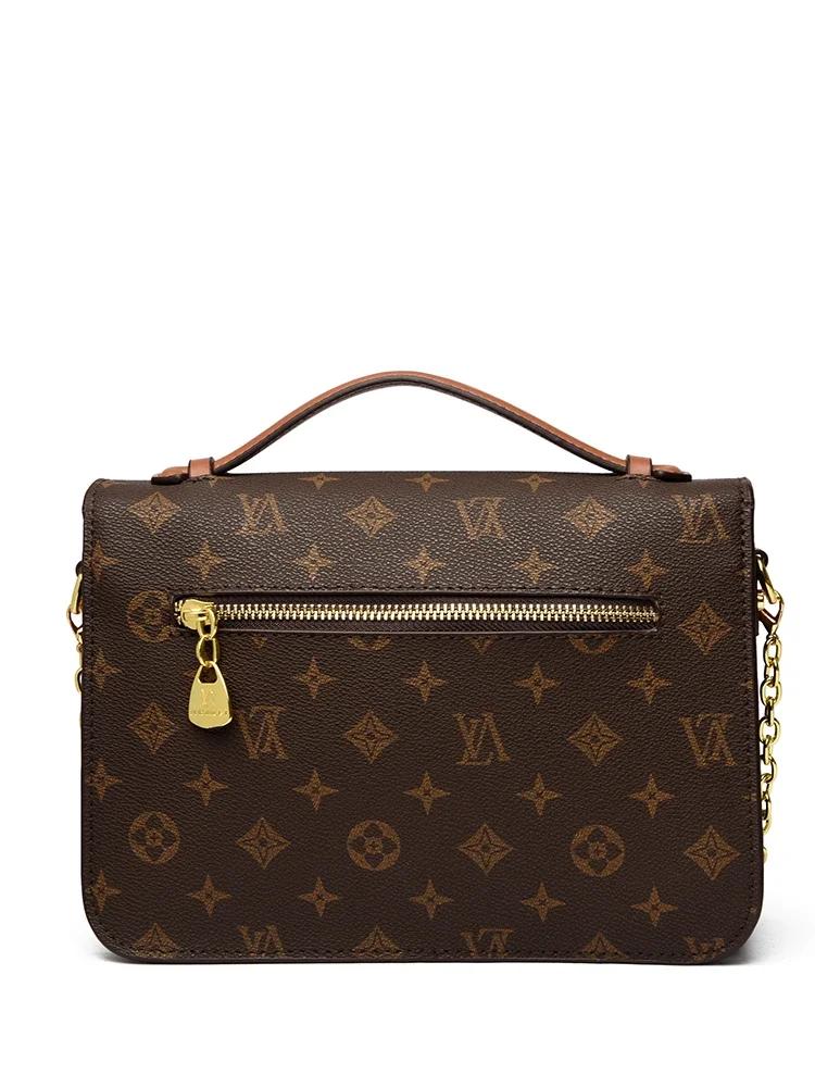 Sac bandoulière classique et élégant de marque de luxe, sac à main en cuir pour femmes, article de c