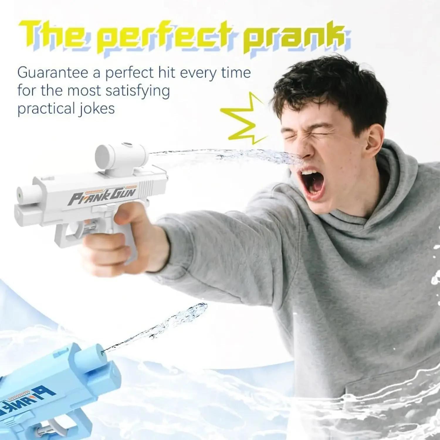 Pistolet de pulvérisation d'eau inversé Double face, farce créative, tactique d'été, Double pulvéris