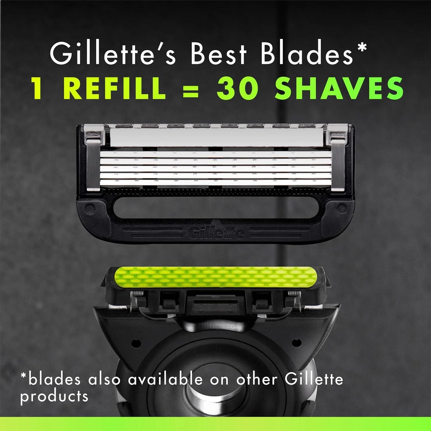 Recharges de lames de rasoir Gillette Labs pour hommes, compatibles avec les rasoirs Gillette Labs -