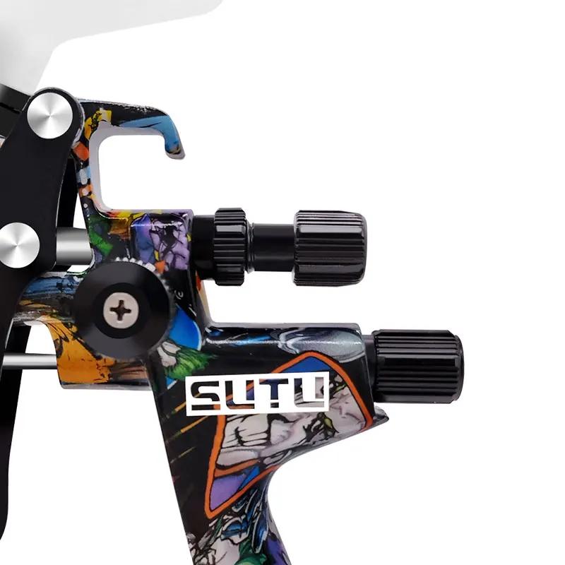 Sutu 5800 pistolet de pulvérisation pneumatique 1.3mm buse de pulvérisation en acier inoxydable Pot