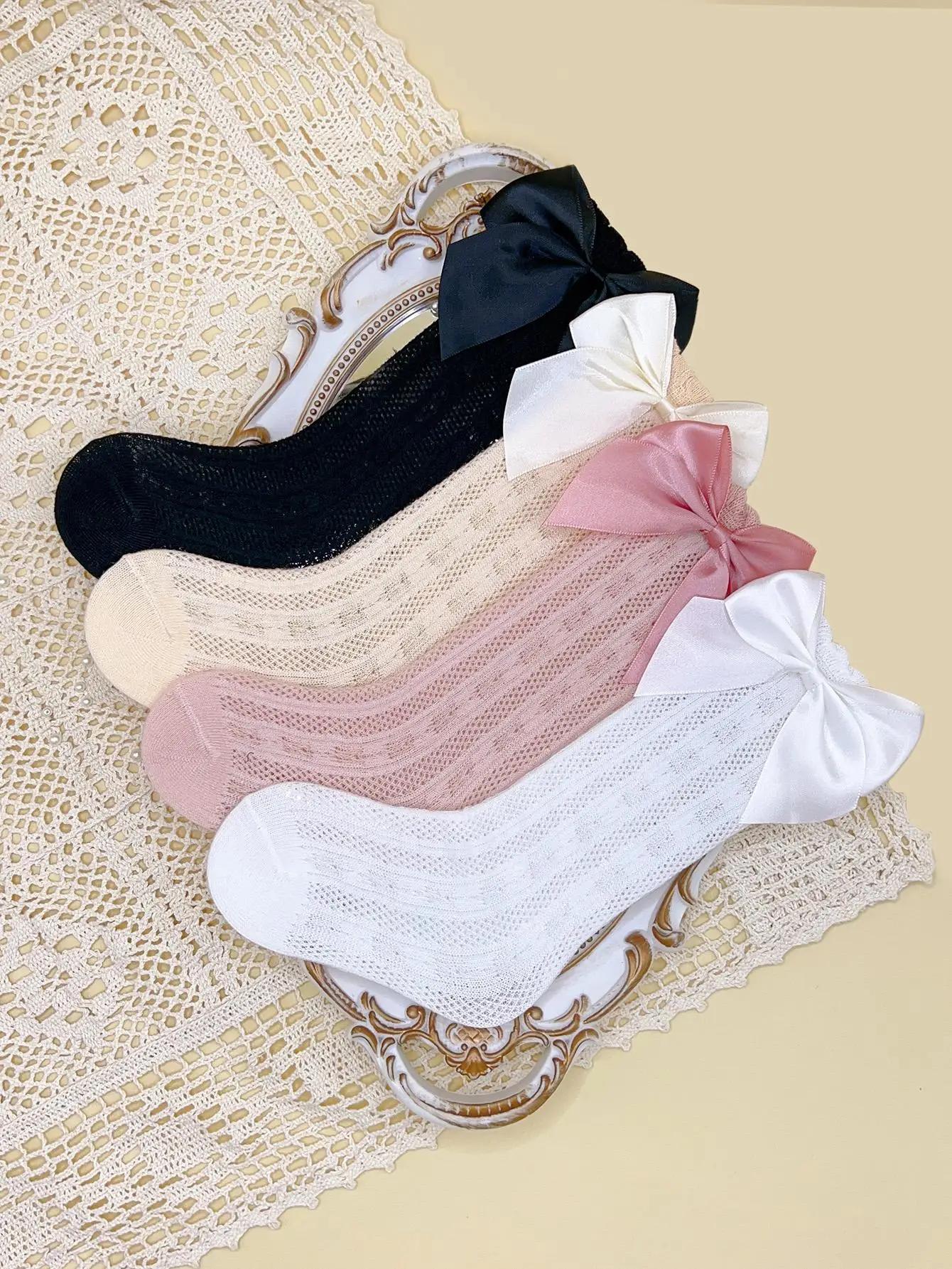 4 paires de chaussettes anti-mosquio pour bébé fille