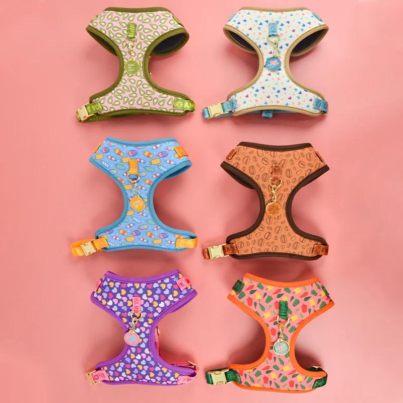 Harnais pour animaux de compagnie, cadeau de saint-valentin et du nouvel an, Design de luxe, réglabl