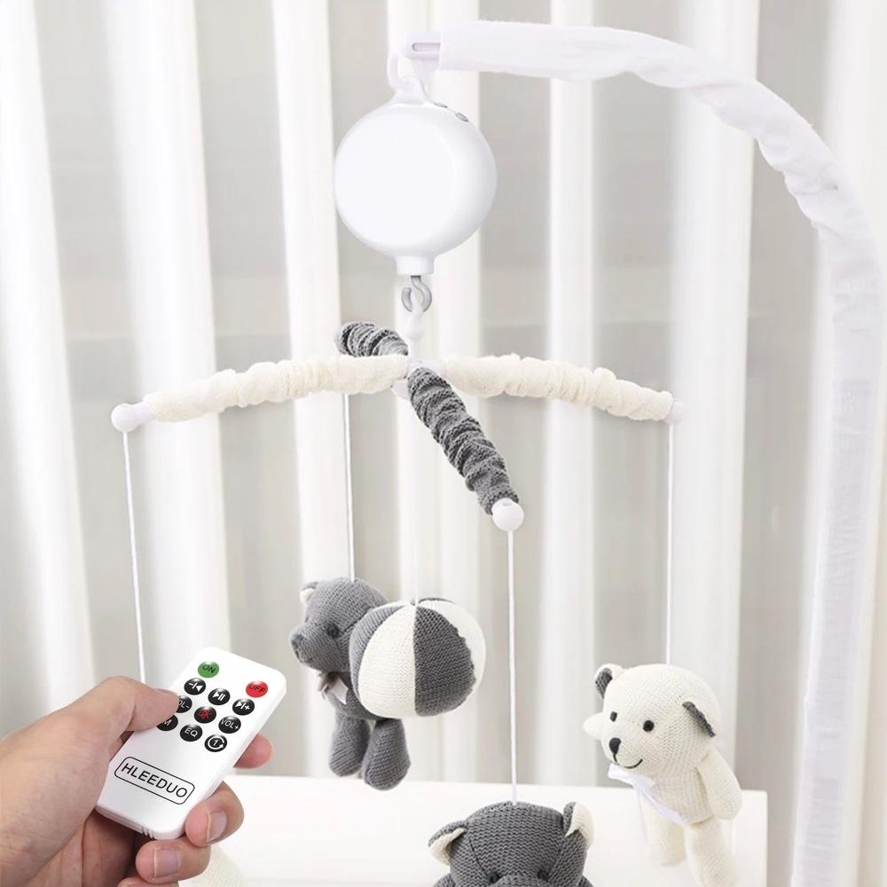 Boîte à musique télécommandée pour enfants - 35 chansons USB et cloches de mouvement berceuse