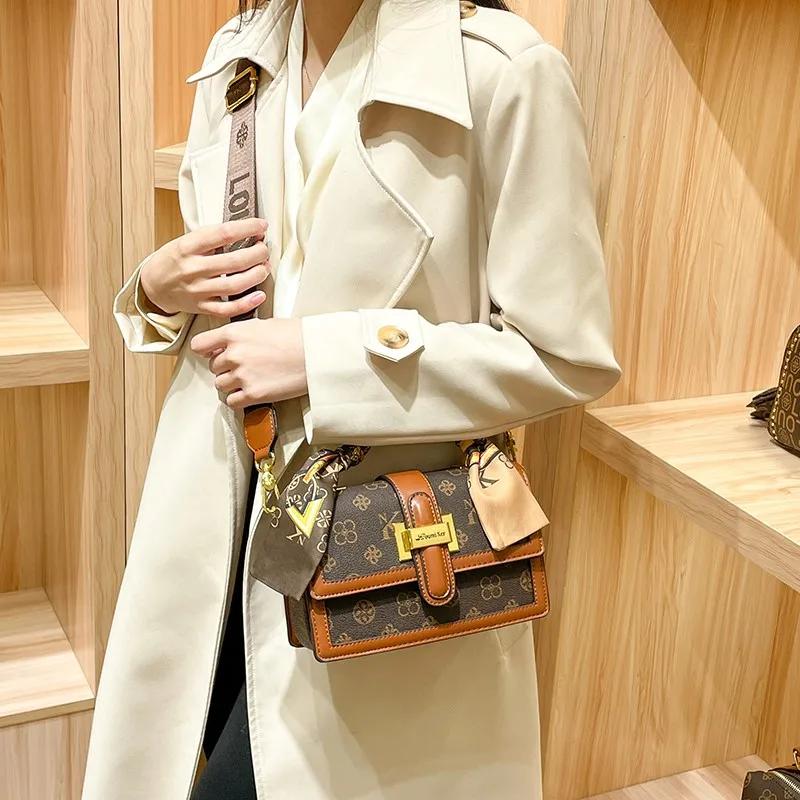 Sac à main de marque pour femmes, sac à bandoulière de styliste, petit sac carré à la mode et haut d