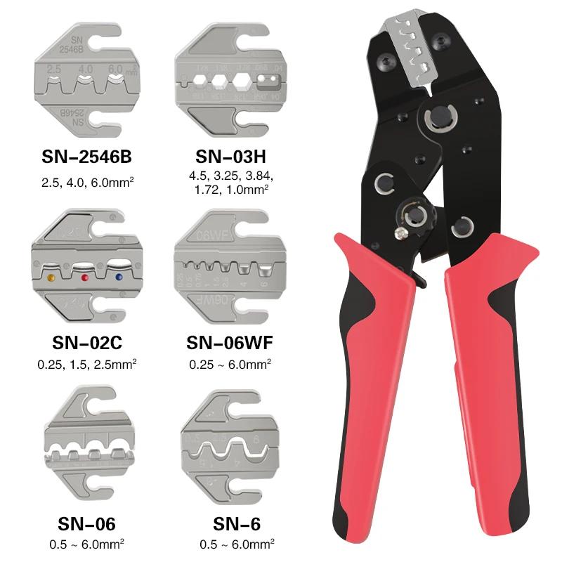 Pince pressée, outils d'électricien, outil de sertissage, bornes électriques, pince électronique, co
