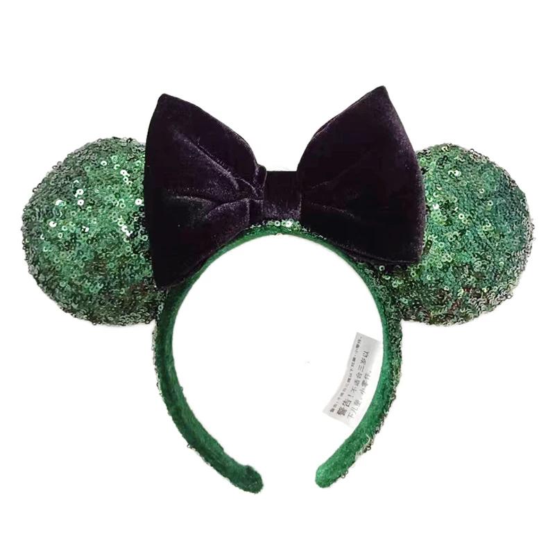 Bandeau d'oreille Disney Mickey Mouse, cerceau pour cheveux de parc d'attractions, écailles de poiss