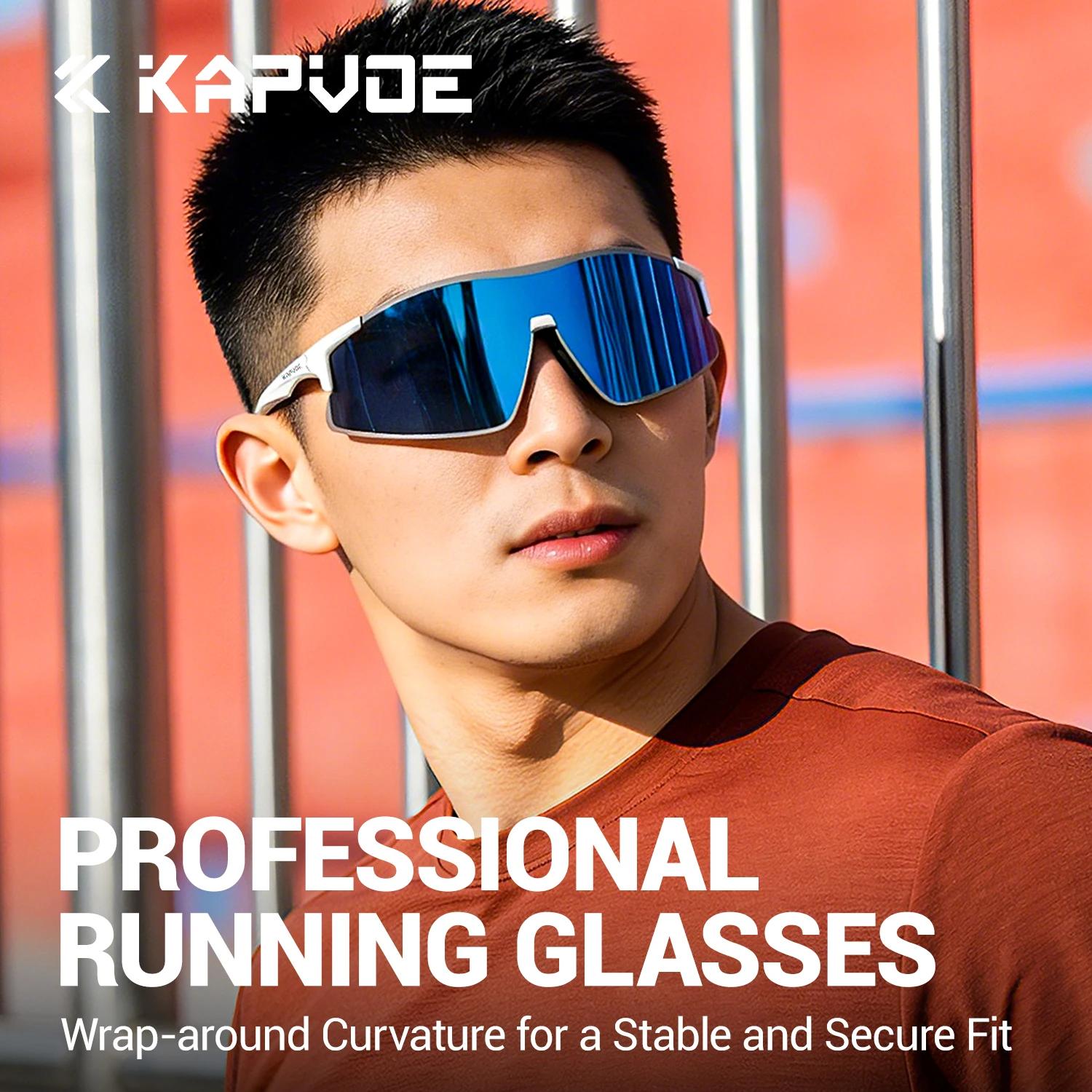Kapvoe – lunettes de soleil de sport pour hommes, nouvelles lunettes photochromiques pour cyclisme,
