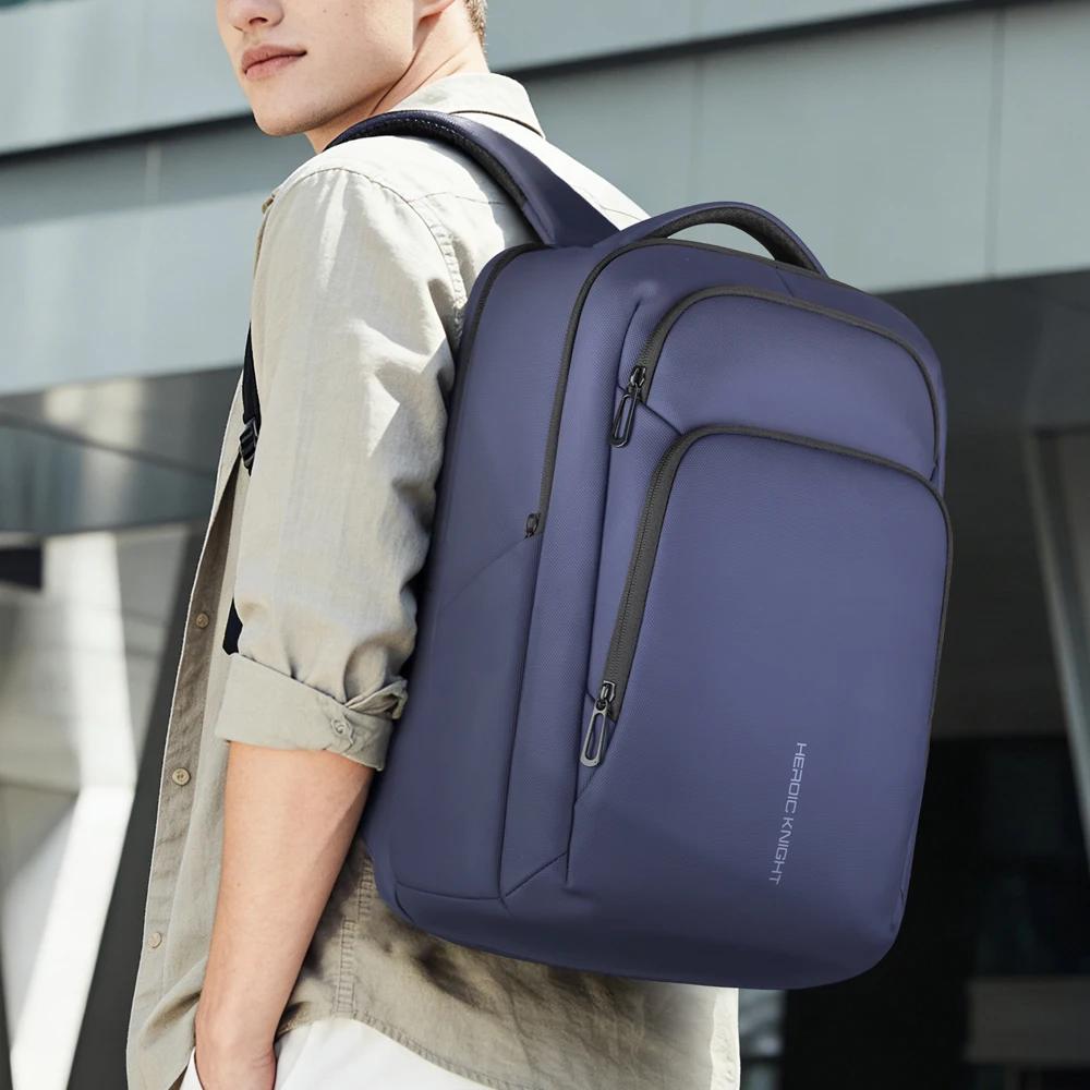 Sac à dos de voyage d'affaires HK pour hommes, imperméable, sac à dos pour ordinateur portable de 17