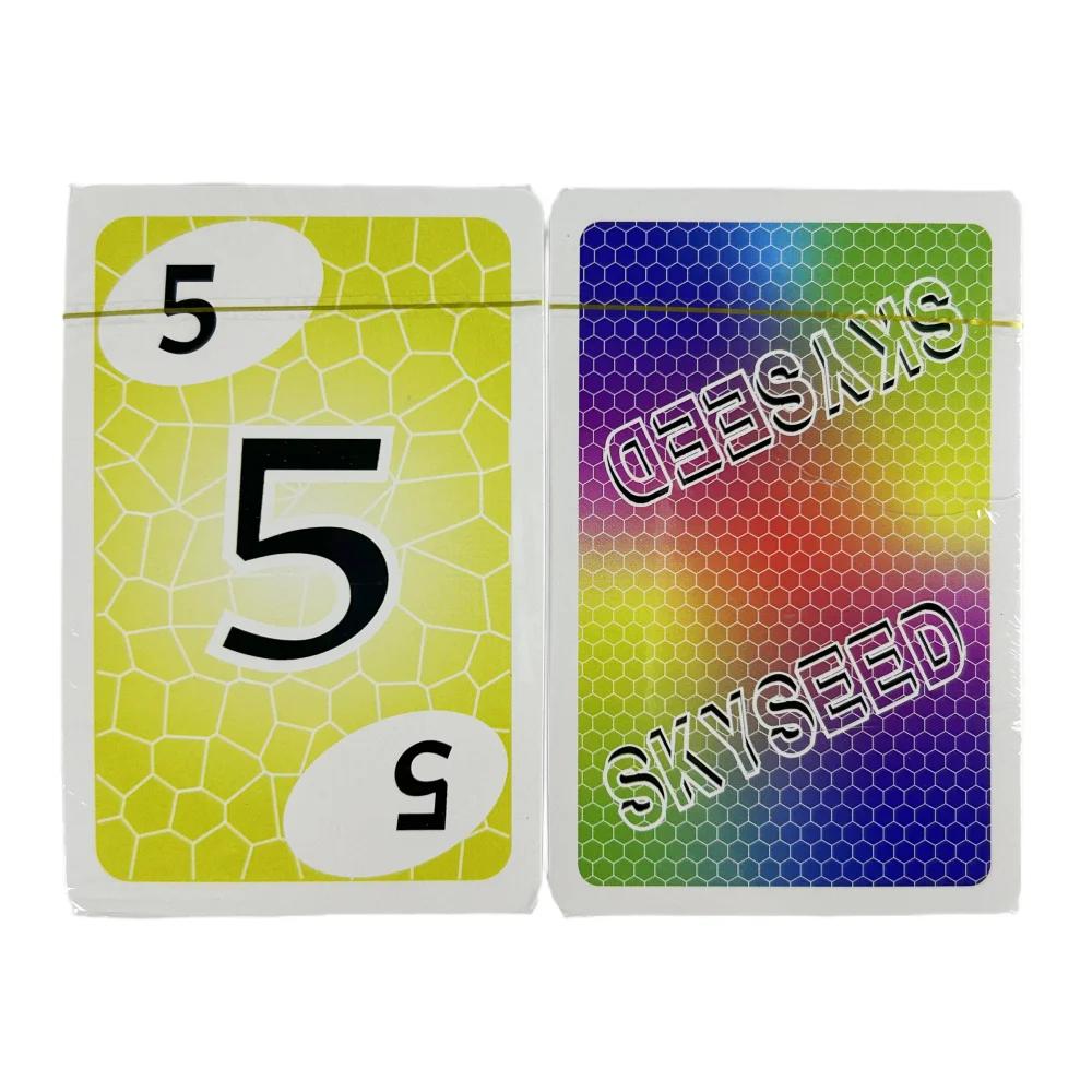 Skyseed jeu de cartes 150 cartes à jouer jeu de société pont Exploration amusante édition d'action c