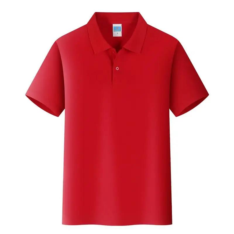 Polo à Manches Courtes pour Homme et Femme, Streetwear de dehors, à la Mode, Coloré, Solide, à Rever