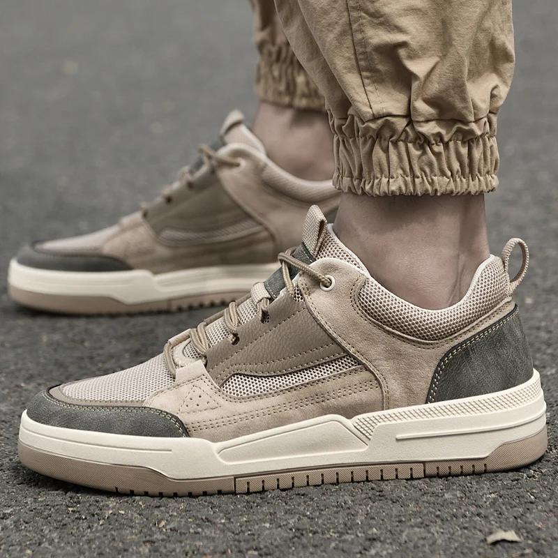 Baskets Légères Respirantes et Confortables à Semelles Souples pour Homme, Chaussures de Marche et d