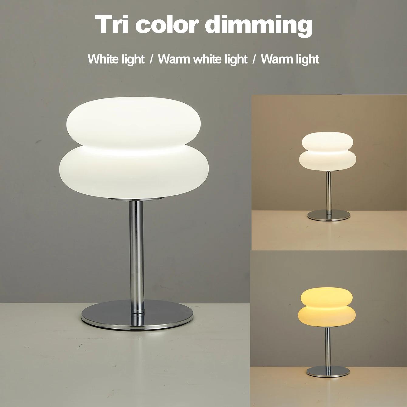 Bauhaus lampe de table abat-jour en plastique chambre chevet salon lampe champignon nordique 9 nivea