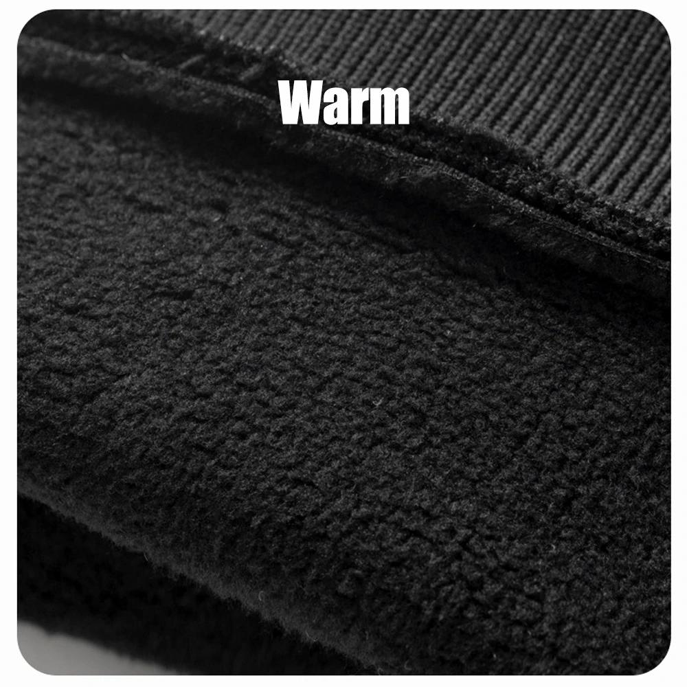 Gants d'hiver à deux doigts rabattables pour hommes et femmes, gants chauds pour écran tactile, coup