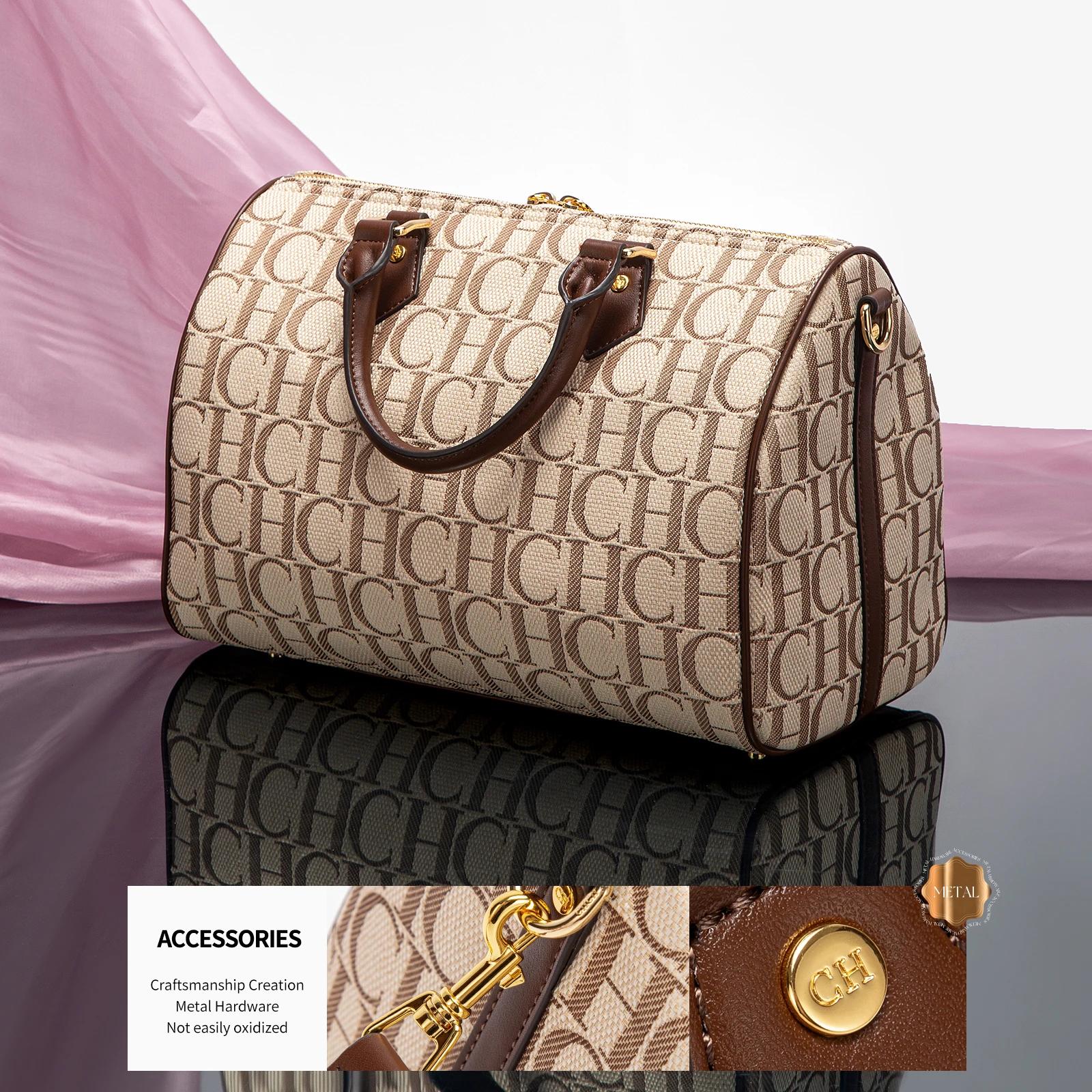 CHCH sac d'oreiller femme automne/hiver nouvelle Collection lettre sac à main marron Boston sac